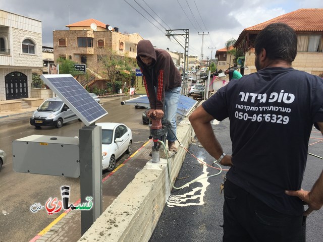  كفرقاسم : الجدار الحديدي يُزين  ملعب السحيلة والاعمال على قدم وساق والافتتاح الاسبوع القادم